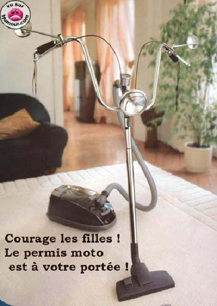 Humour.com - Permis moto pour femmes-humourenvrac